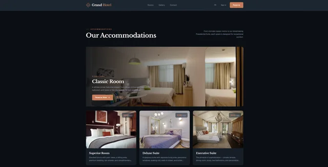 hotel screenshot