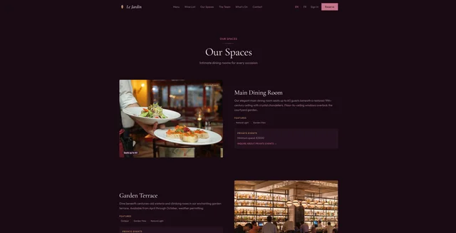 restaurant screenshot